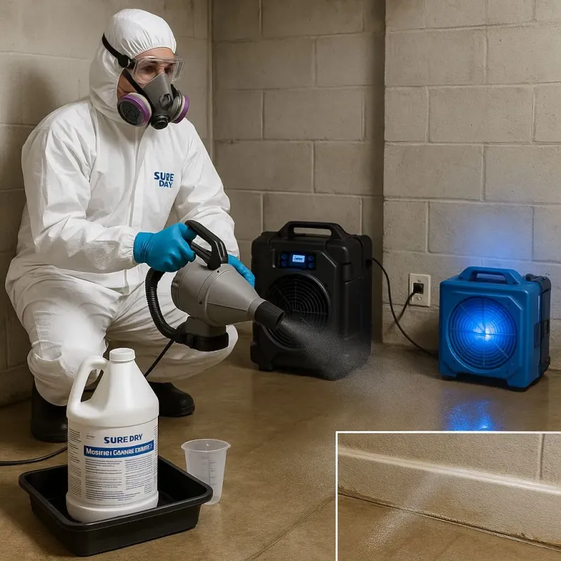 Sanitization and Odor Removal process in Harriman, NY