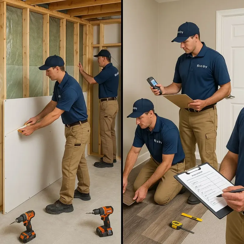 Repairs and Reconstruction process in Harriman, NY